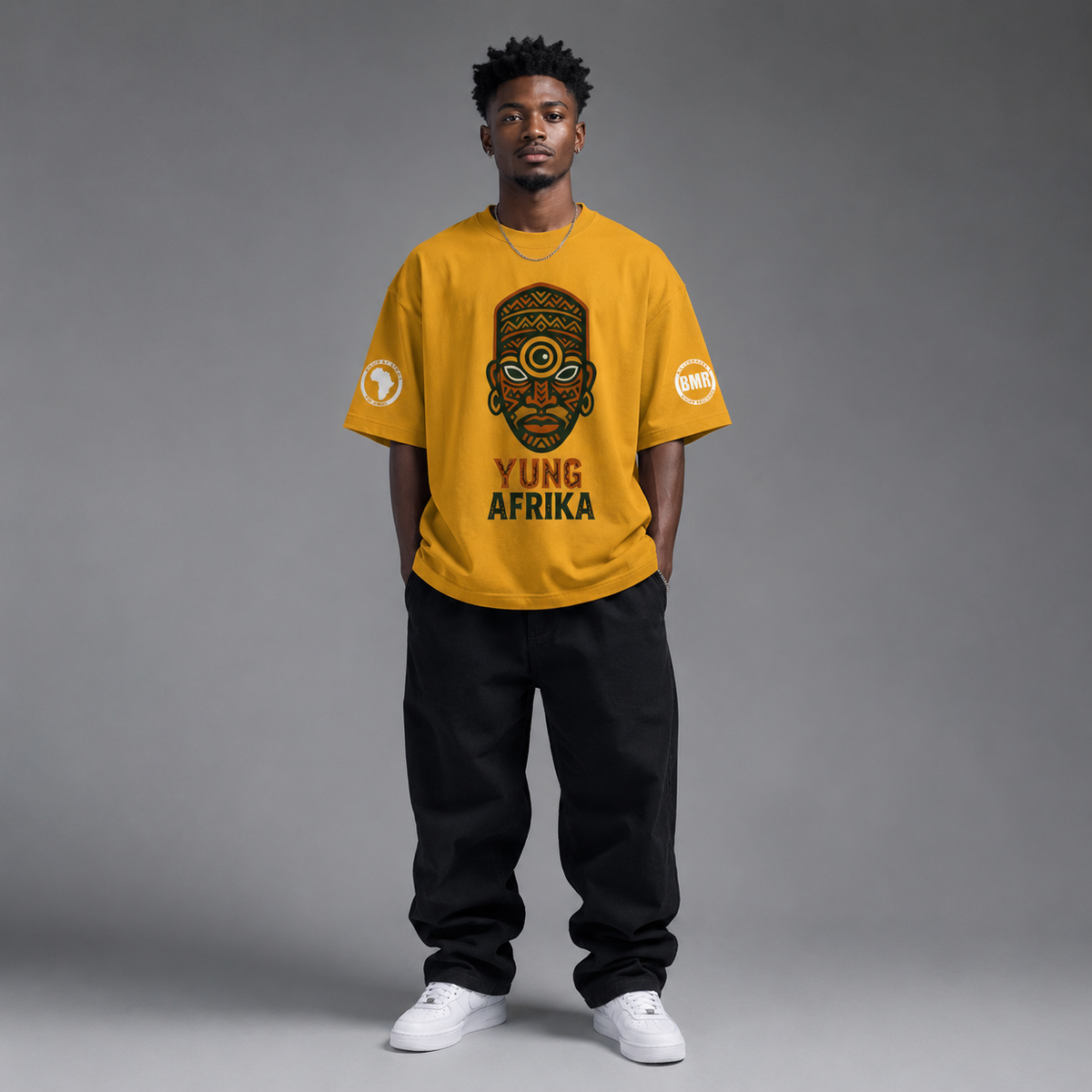 Yung Afrika 550 GSM T-Shirt